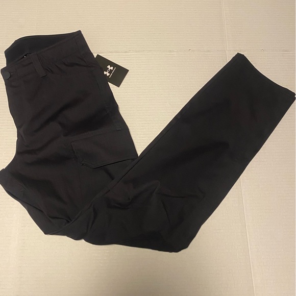 NWT Under Armour women’s 8 navy ems uniform police pants cargo stretch - Picture 5 of 9